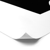 ミッドセンチュリーモダンアートリビングルームのポスター ポスター (角)