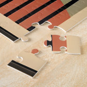 ミッドセンチュリーモダンアート抽象芸術準拠なし ジグソーパズル (側面)