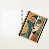 ミッドセンチュリーモダンアート抽象芸術準拠なし プランナー手帳 (ディスプレー)