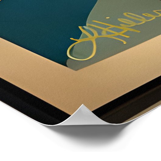 ミッドセンチュリーモダンアート抽象芸術準拠なし ポスター (角)