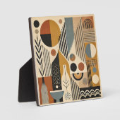 ミッドセンチュリーモダンアート秋の収穫 フォトプラーク (正面)