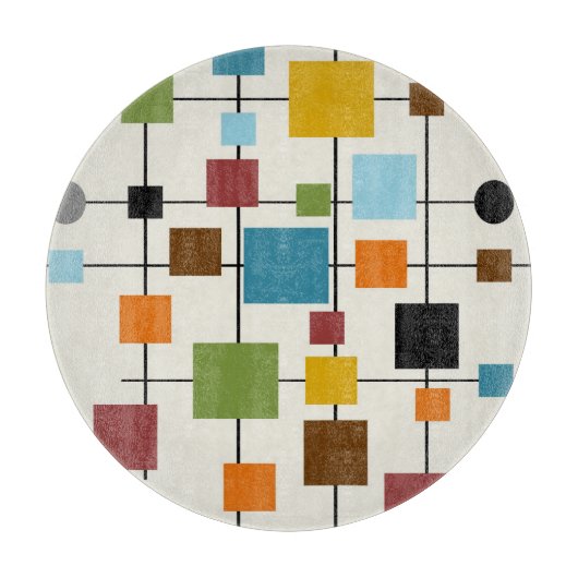 ミッドセンチュリーモダンアート1.3 カッティングボード (正面)