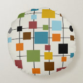 ミッドセンチュリーモダンアート1.3 ラウンドクッション (裏面)