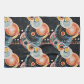 ミッドセンチュリーモダンアート キッチンタオル (横)