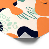 ミッドセンチュリーモダンアート ポスター (角)