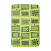 ミッドセンチュリーモダンアート「ワンキードアズ」 バスマット (正面縦)