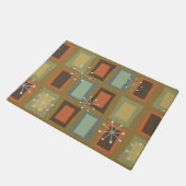 ミッドセンチュリーモダンアート「不思議な扉」 ドアマット (アングル)