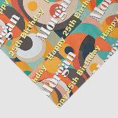 ミッドセンチュリーモダンアート、名前、任意の誕生日 薄葉紙 (詳細)