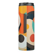 ミッドセンチュリーモダンアート、垂直名、幾何学模様 タンブラー (裏面)