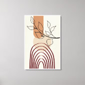 ミッドセンチュリーモダンアート、大規模な完成を拡張 キャンバスプリント (正面)