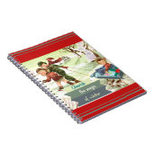 ミッドセンチュリーモダンイラストレーション冬 ノートブック (右側)