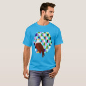 ミッドセンチュリーモダンイーグル Tシャツ (正面フル)