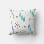 ミッドセンチュリーモダンウィンターグリーン クッション (裏面)