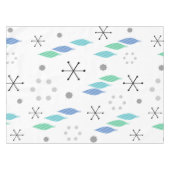 ミッドセンチュリーモダンウィンターグリーン テーブルクロス (正面(横))