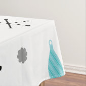 ミッドセンチュリーモダンウィンターグリーン テーブルクロス (インサイチュ)