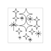 ミッドセンチュリーモダンエームズアトミックイラストレーション ラバースタンプ (インプリント)