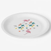 ミッドセンチュリーモダンエームズアトミックフラミンゴスダイヤモンド ペーパープレート (アングル)