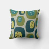 ミッドセンチュリーモダンオブロンズオリーブグリーン クッション (裏面)