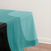 ミッドセンチュリーモダンオブロンズブラックティール（緑がかった色） テーブルクロス (インサイチュ)