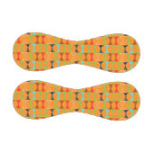 ミッドセンチュリーモダンオレンジパターン野球 野球ボール (パネル)