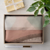 ミッドセンチュリーモダンオーガニック抽象芸術・デコパージュ 薄葉紙 (ギフト)