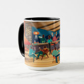 ミッドセンチュリーモダンカクテルアワー マグカップ (正面左)