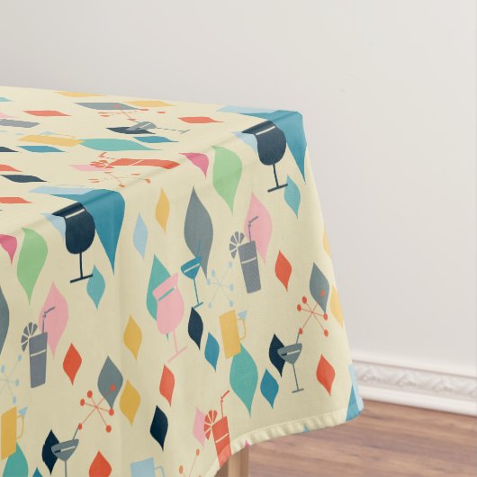 ミッドセンチュリーモダンカクテルテーブルクロス テーブルクロス (インサイチュ)