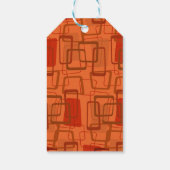 ミッドセンチュリーモダンカクテルパーティーのラベル ギフトタグ (裏面)