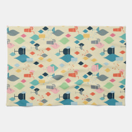 ミッドセンチュリーモダンカクテル キッチンタオル