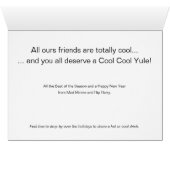 ミッドセンチュリーモダンカッコいいユール（キリスト降誕祭）レトロクリスマスモダン (内部横(下))