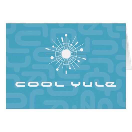 ミッドセンチュリーモダンカッコいいユール（キリスト降誕祭）レトロクリスマスモダン (正面横)