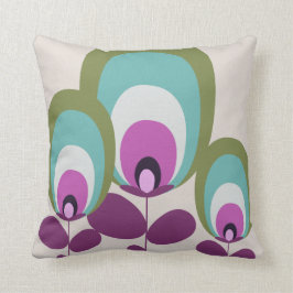 ミッドセンチュリーモダンカラーの色覚枕 クッション