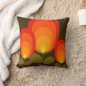 ミッドセンチュリーモダンカラーの色覚枕 クッション (ブランケット)