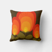 ミッドセンチュリーモダンカラーの色覚枕 クッション (裏面)