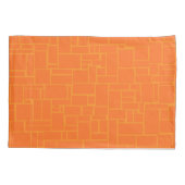 ミッドセンチュリーモダンカートゥーンハウスピラローケース 枕カバー (裏面)