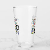 ミッドセンチュリーモダンガラスおよびオプションのパーム春 タンブラーグラス (左)