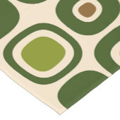 ミッドセンチュリーモダンガーデンパスパターン ショートテーブルランナー (コーナー)