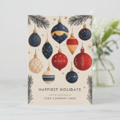 ミッドセンチュリーモダンクリスマスオーナメント事業 シーズンカード (スタンド正面)