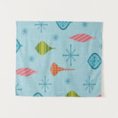 ミッドセンチュリーモダンクリスマスオーナメント タペストリー (正面(横))