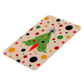 ミッドセンチュリーモダンクリスマスツリーレトロロケット マグネット (左側)