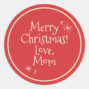 ミッドセンチュリーモダンクリスマスプレゼントレトロ50年代60年代 ラウンドシール
