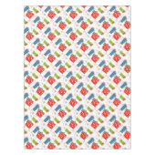 ミッドセンチュリーモダンクリスマスプレゼント&キャンディーケーン テーブルクロス (正面)