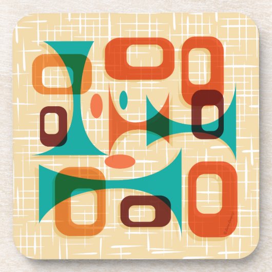 ミッドセンチュリーモダングギーコースター コースター (正面)