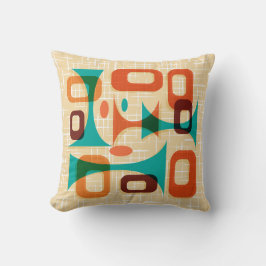 ミッドセンチュリーモダングラフィックグギー装飾用クッション クッション