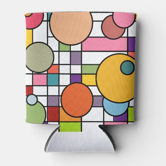 ミッドセンチュリーモダングリッドフォームクーラーボックス 缶クーラー (正面)