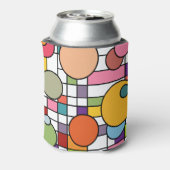 ミッドセンチュリーモダングリッドフォームクーラーボックス 缶クーラー (缶裏面)