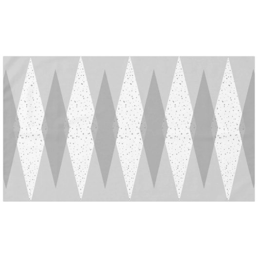 ミッドセンチュリーモダングレイアーガイルテーブルクロス テーブルクロス (正面(横))