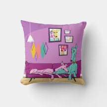 ミッドセンチュリーモダングレイハウンドアート