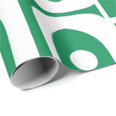 ミッドセンチュリーモダンケリーグリーンパイケパターン ラッピングペーパー (ロールコーナー)