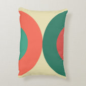 ミッドセンチュリーモダンコーラルミント アクセントクッション (裏面(縦))